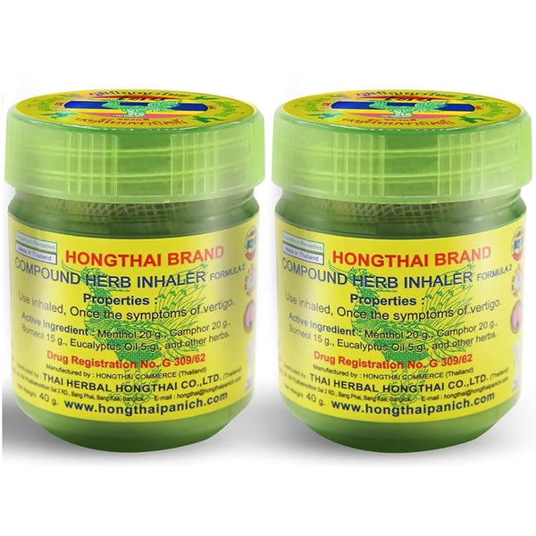 Traditional Thai  Herbal Inhaler (Pack of 2)