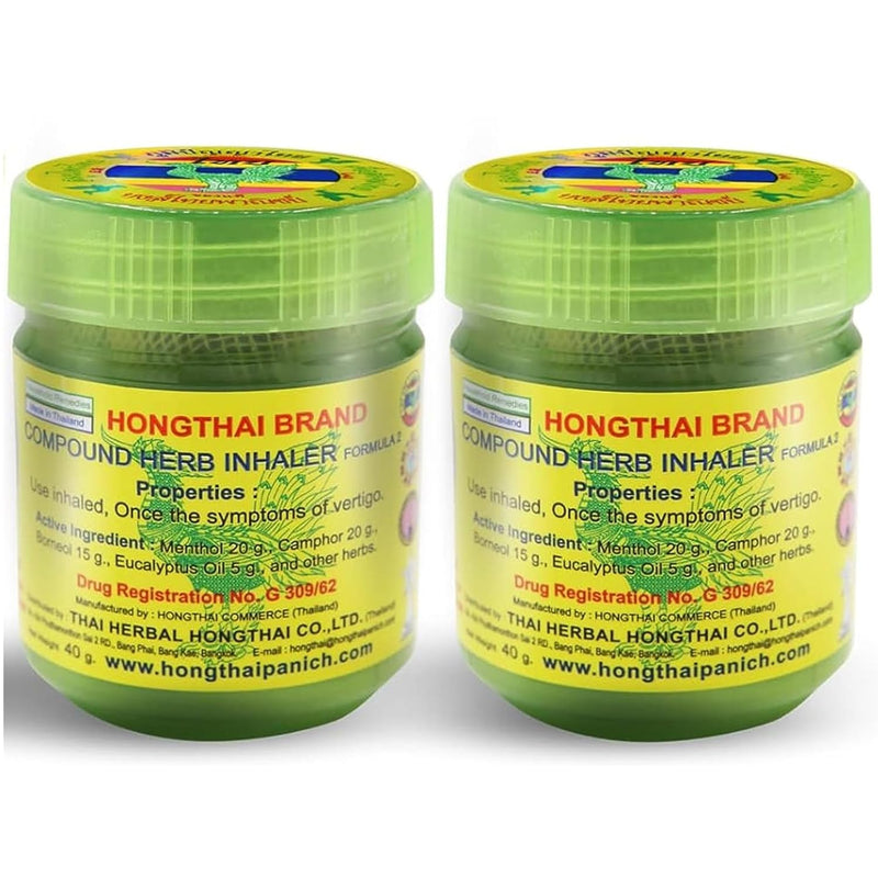 Traditional Thai  Herbal Inhaler (Pack of 2)
