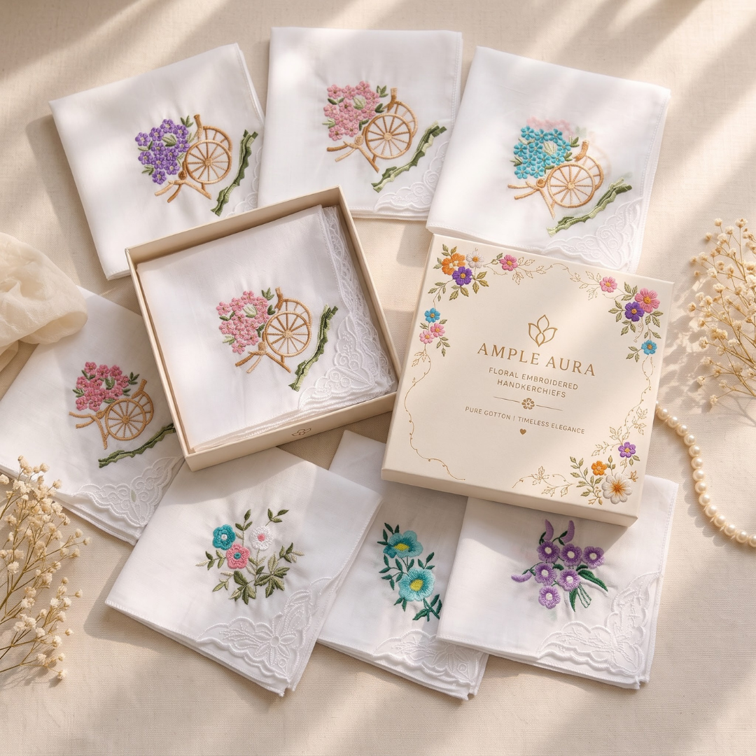 Ladies Floral Handkerchiefs (Classics)