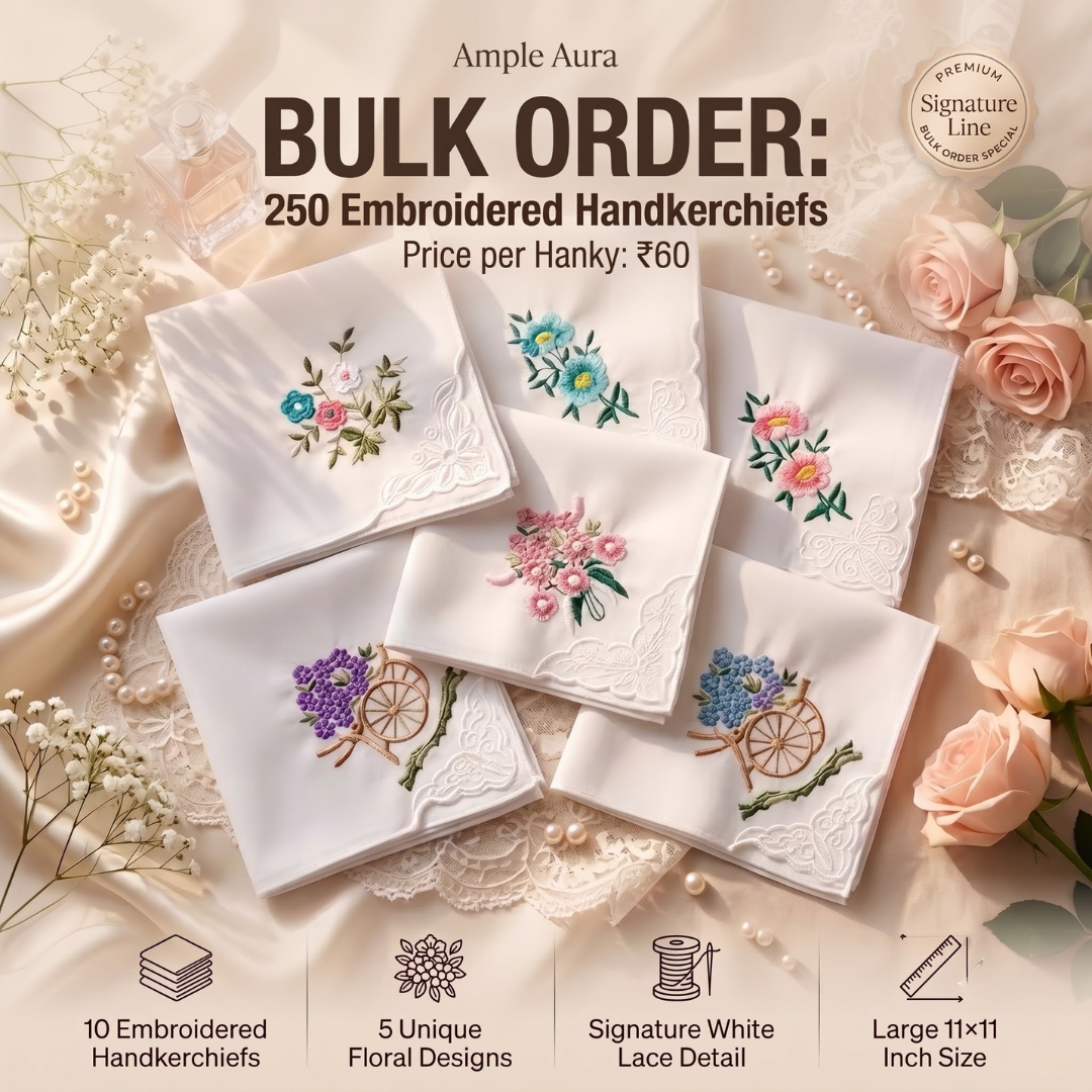 Ladies Floral Handkerchiefs (Event Collection)