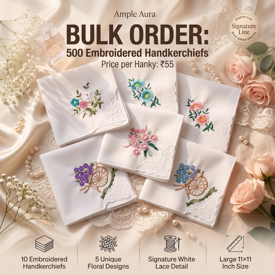 Ladies Floral Handkerchiefs (Event Collection)