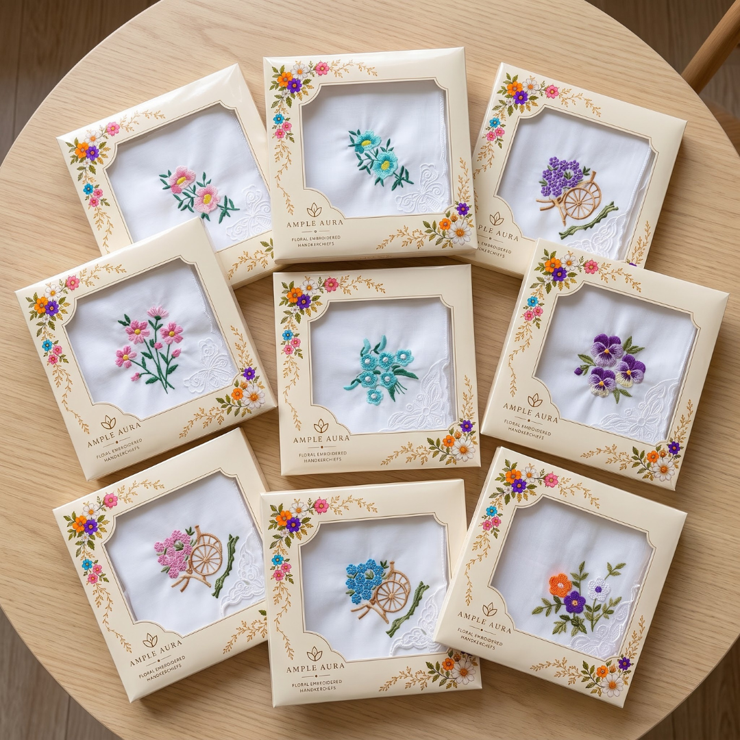 Ladies Floral Handkerchiefs (Event Collection)